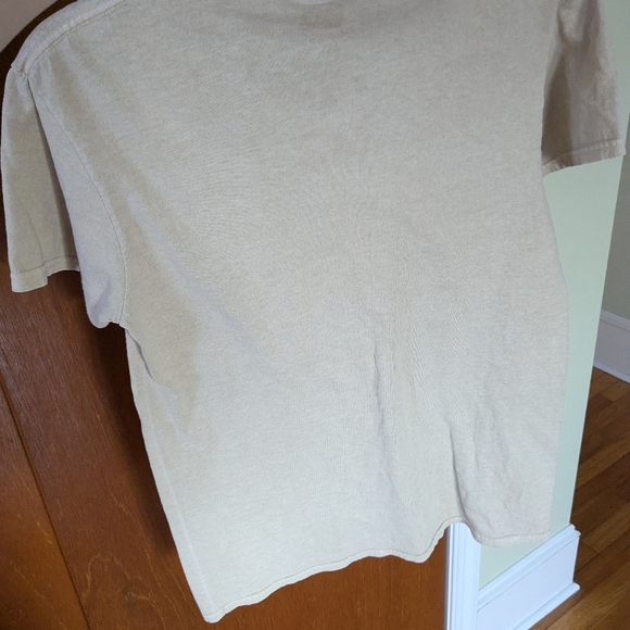 Nordstrom women's beige floral MTV graphic logo T-shirt tee size small p boho - Picture 3 of 5